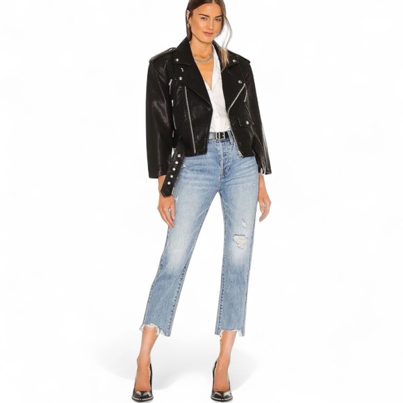 pistola Denim - Pistola Keaton High Rise‎ Slim Straight Jeans Size 26 Button Fly DenimWomen's